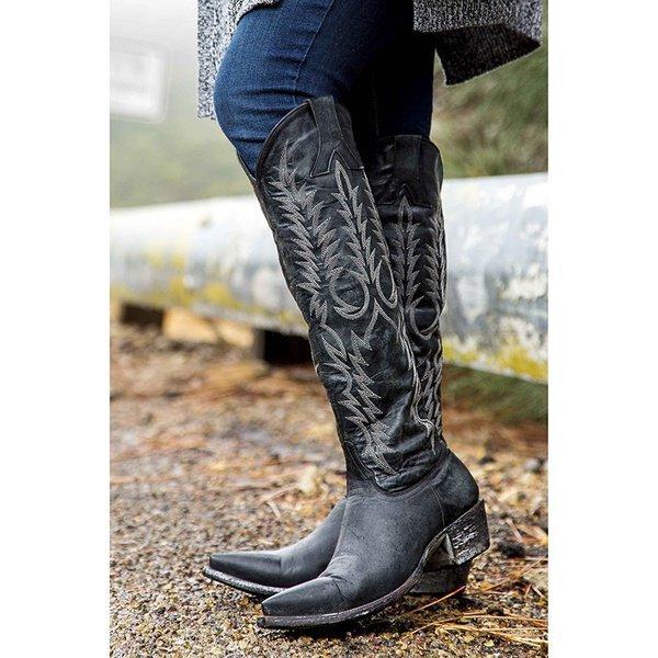 Women Mid-calf Vintage Boot Shoes